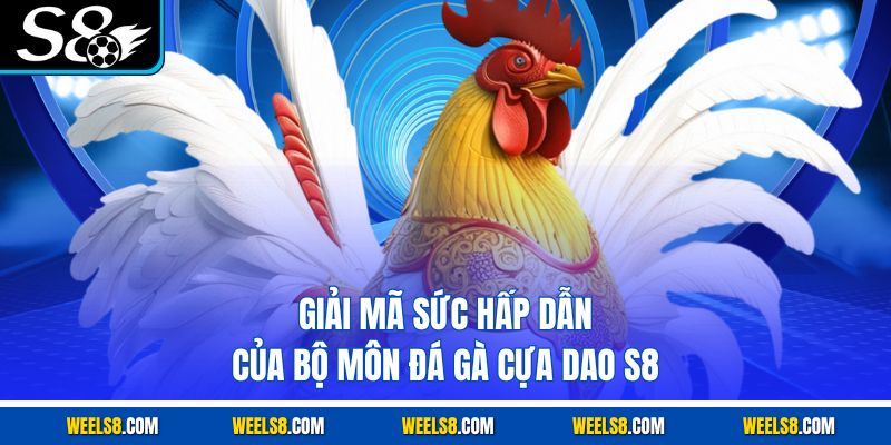 Giải mã sức hấp dẫn của bộ môn đá gà cựa dao S8