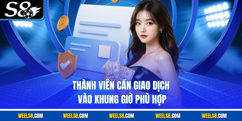 Thành viên tham khảo lưu ý quan trọng khi rút tiền